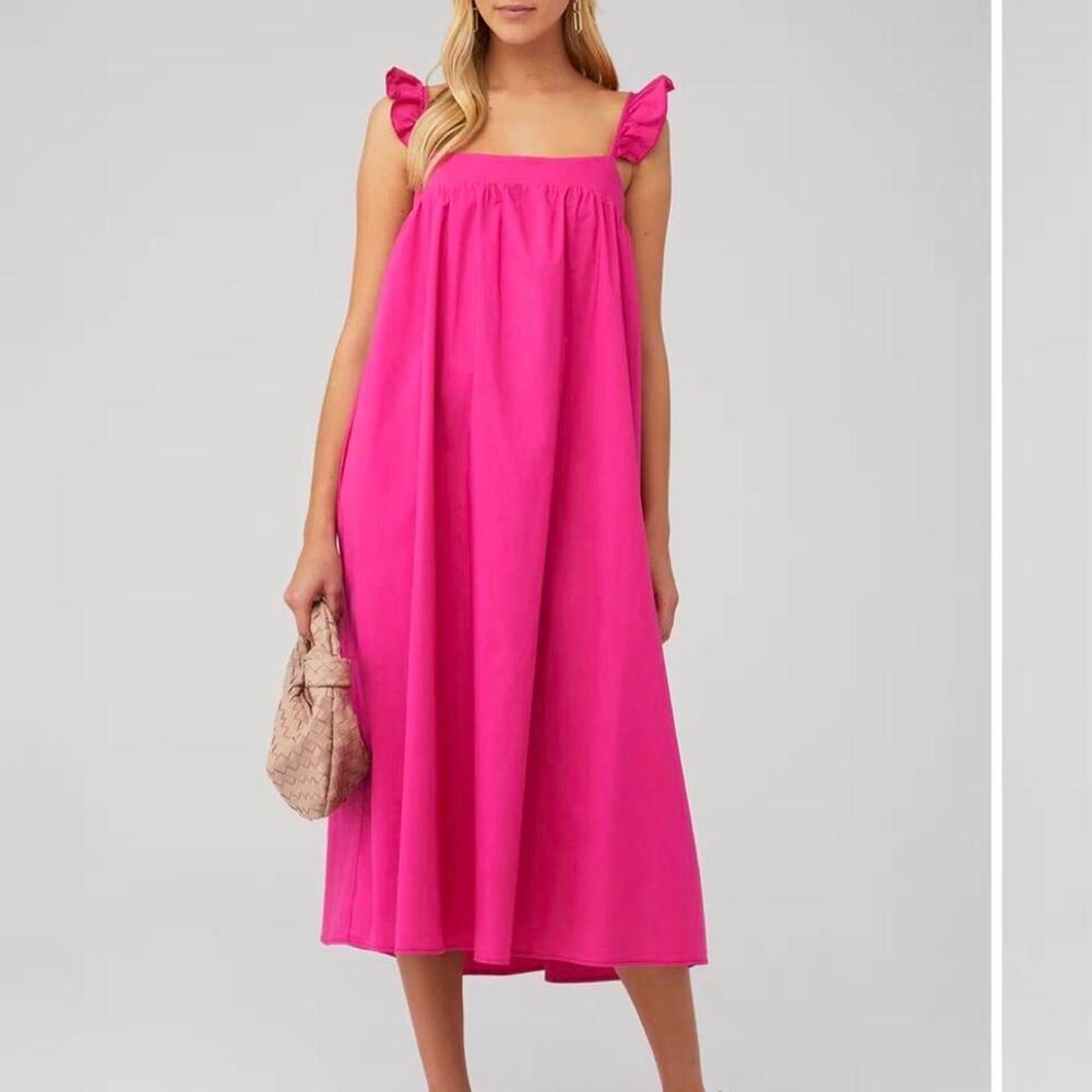 Oasis ruffle dress hot